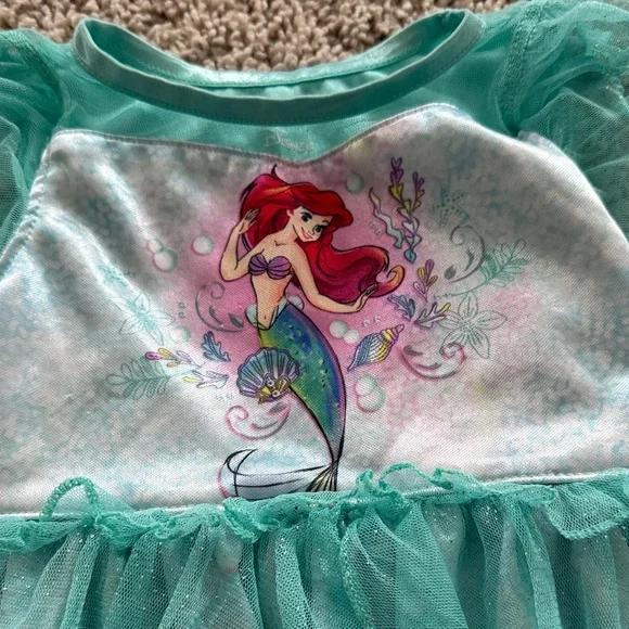 Disney Ariel Teal Kids Formal Dress - Picture 2 of 4